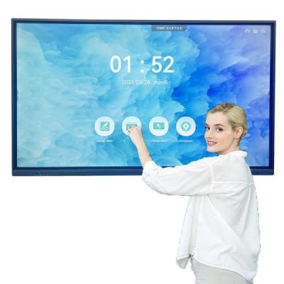 China All In One Ir Touch Screen Interactive Whiteboard Smart Flat Panel For Classroom à venda