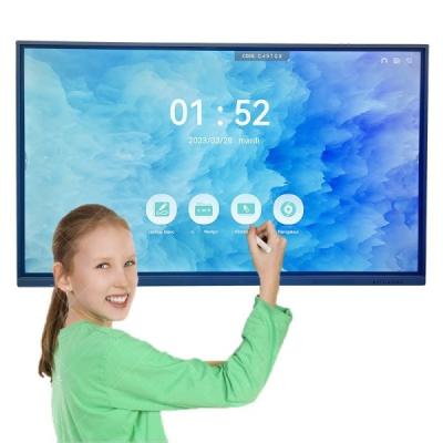 China Flat Digital Panel Interactive Smart Whiteboard Touch Screen LCD Display for sale