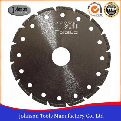 China Segmented Type Angle Grinder Diamond Blade , Electroplated Diamond Blades Clear Color for sale