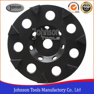 China Triangle Segment Diamond Concrete Grinding Wheel With SGS / GB Certificate for sale