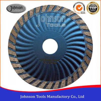 China Customized Color Diamond Stone Cutting Blades For Wave Turbo Saw Blade for sale