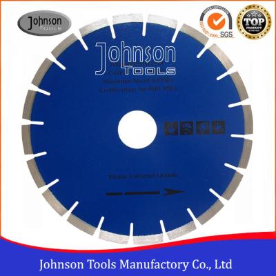 China Fast Speed Diamond Stone Cutting Blades With Blue / Clear Color for sale