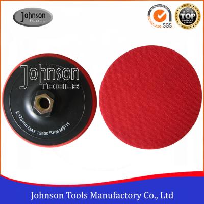 China Different Size Granite Diamond Polishing Pads With Plastic Foam Backing Pad Holder for sale