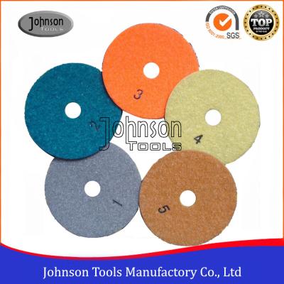 China 5 Step Dry Use Diamond Floor Polishing Pad With Resin Bond Material DSC-100 for sale
