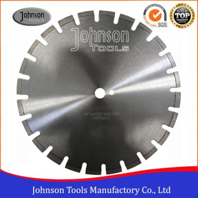 China 400mm Laser Welded Diamond Blades , Dry Wet Saw Blades For Highway / Road Works for sale
