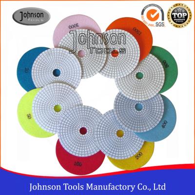 China Various Color Granite Marble Diamond Polishing Pads Fast Speed  for sale