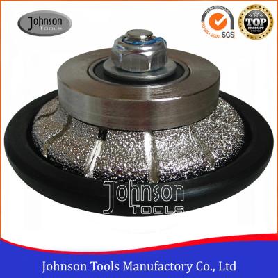 China Johnson Tools No.6 Granite Hand Profile Wheel , Vacuum Brazed Diamond Profile Wheel for sale