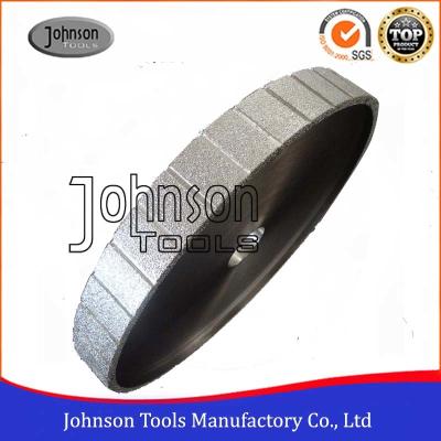 China 350mm Diamond Profile Wheel , Vacuum Brazed Tools For Granite Or Marble Profiling , Flat Z Shape for sale
