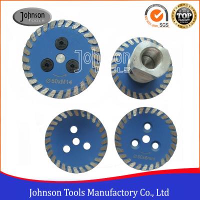 China 50mm  75mm Diamond Stone Cutting Blades with M14 Flange for Granite Cutting and Carving for sale