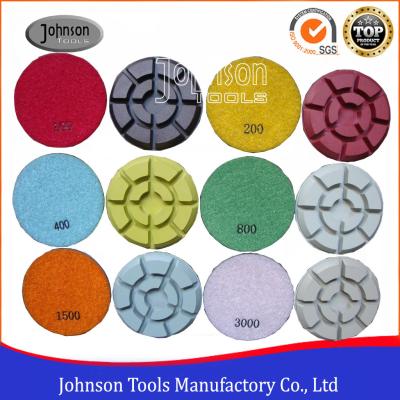 China 100mm Diamond Polishing Pads for Concrete , Polishing the Concrete Countertop and Floor for sale