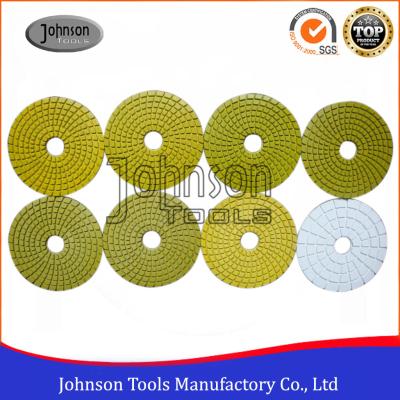 China 100mm Diamond Wet Polishing Pad / Polishing Discs For Granite Marble Products for sale