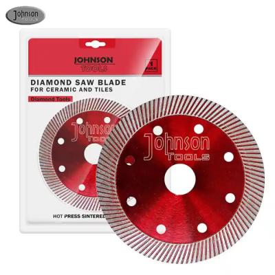 China 4Inch Turbo Super Thin Ceramic Dry Cutting Disc Porcelain Tile Stone Diamond Saw Blade for sale