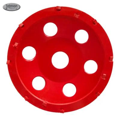 China PCD Grinding Cup Wheel for Remove Epoxy Glue Mastic Paint and Concrete Floor Surface Coating for sale