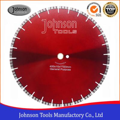 China 400mm Laser Diamond General Purpose Saw Blades High Speed With Turbo Segment for sale