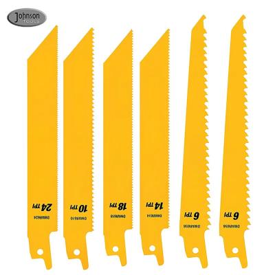 China 6-Piece Metal Wood Cutting Reciprocating Saw Blades Set for metal, plastic, wood, and drywall à venda
