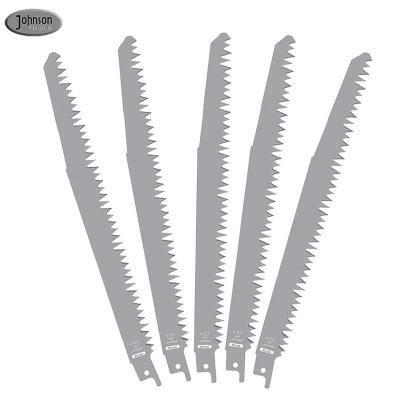 China 5 Piece 225mm 5TPI Wood Pruning Reciprocating Saw Blades for sale