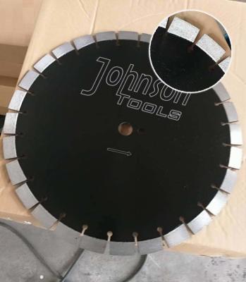 China 430mm Green Diamond Concrete High HP Floor Saw Blades In Heavy Cutting Operations with Key Slot for sale