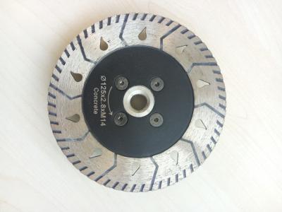 China 125mm Stone Diamond Tool Granite/Marble/Diamond Cutting Grinding Wheel Saw Blade,with M14 flange for sale
