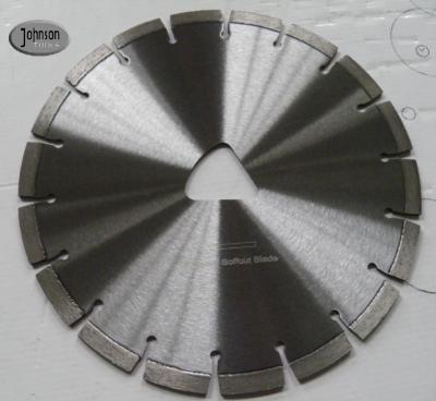 China 10 Inch Soff Cut Diamond Concrete Saw Blades With Triangle Inner Hole for sale