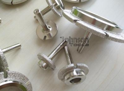 China SGS / GB Vacuum Brazed Diamond Tools Diamond Grinding Wheel Special Design for sale