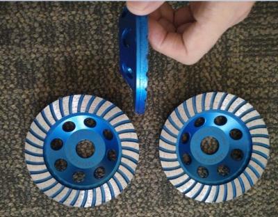 China 5inch 125mm Turbo Cup Wheel , 5 Diamond Grinding Disc For Concrete for sale