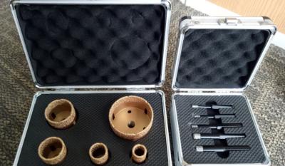 China Vacuum Brazed Diamond Core Drill Bits M14 And Hex Thread Box Packaging for sale