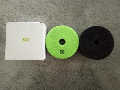 China 4 Inch Resin Bond Wet Diamond Polishing Pads For Stone High Effective for sale