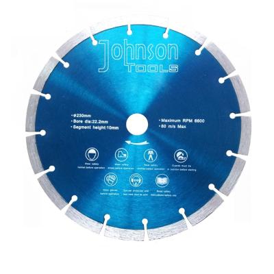 China 230mm Hot Press Sintered Diamond Saw Blades For Concrete Cutting Disc for sale