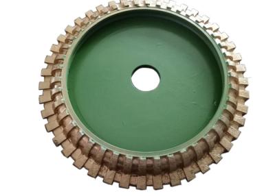 중국 바퀴, 소결된 가장자리 회전 숫돌을 윤곽을 그리는 350mm 금속 유대 세그먼트 판매용