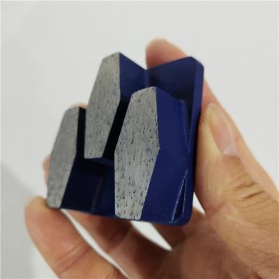 China Concrete Floor Diamond Grinding Tools Redi-Lock Abrasive Disc With Three Hexgon Segment Te koop