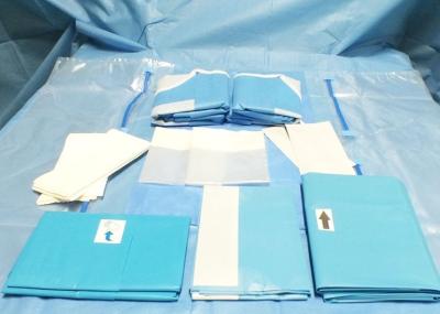 China SMS Non Woven Cardiovascular Pack Heart Surgery Drape for sale