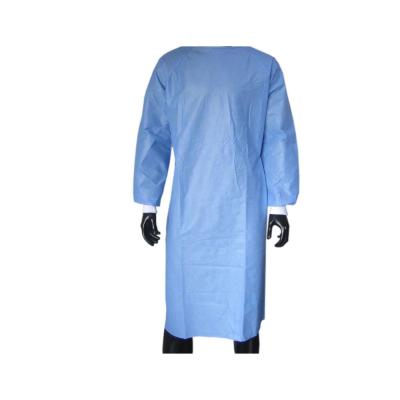 China Sterile Disposable Reinforced Surgical Gown Breathable Fluid Repellent CE Approved for sale