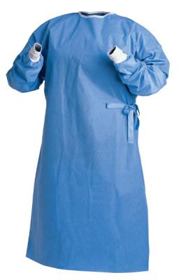 China Reinforced Disposable Medical Gowns , Sterile Protective Gown Non - Allergenic for sale