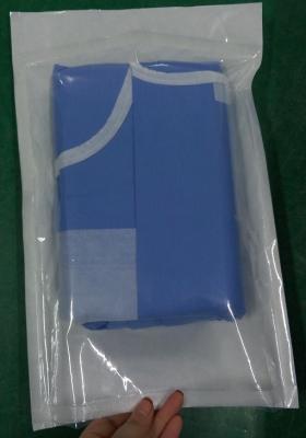 China Non Woven SMS Disposable Protective Gowns , Disposable Safety Clothing Anti Dust for sale