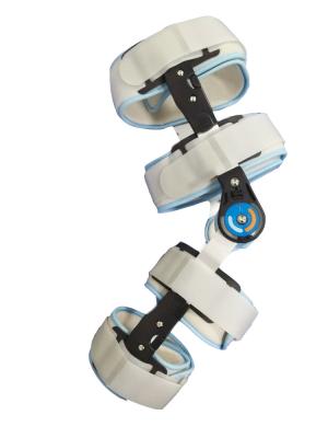 China Telescopic Post Op Orthopedic Hinged Knee Brace With ROM And Foam Pad for sale