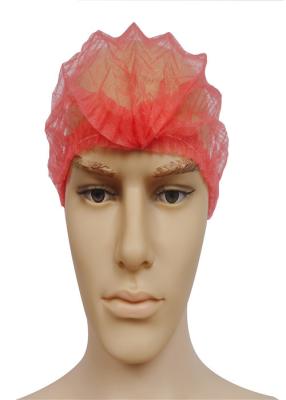 China Non Woven Disposable Head Cap / Disposable Hair Cover CE ISO Certificate for sale
