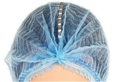 China Casquillos quirúrgicos Bouffant disponibles perceptibles, cubierta disponible del pelo no tejida en venta