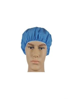 中国 非刺激する使い捨て可能な頭部カバーは、使い捨て可能な手術室の帽子使用を選抜します 販売のため