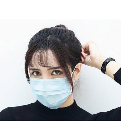 China 3 Ply Non Woven Disposable Face Mask Personal Safety Earloop Procedure Masks for sale