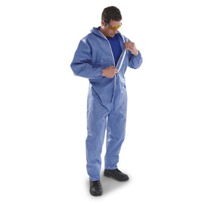 China 2XL Non Woven Disposable Protective Gown With Hood for sale