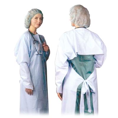 China Non sterile Level 2 Waterproof CPE Gown With Thumb Loop for sale