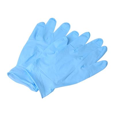 China Non Latex Disposable Gloves Blue Nitrile Examination Glove Powder Free Medical for sale