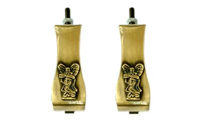 China Antique copper color funeral accessories coffin fittings metal hinge  D040 for sale