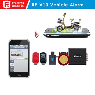China E-bike anti theft alarm gps tracker with free APP website software  RF-V12+ for sale