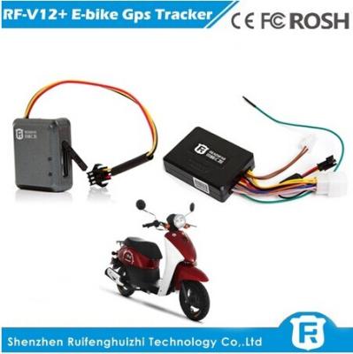 China Cell phone sim card gps tracker software and alarm for electri bicyclerf-v12+ for sale