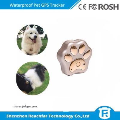 China Small pet gps tracking device for dogs with android & IOS app google maps for sale