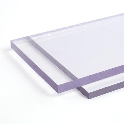 China Clear Solid Polycarbonate Sheet Blue Pc Sheet 1mm for sale