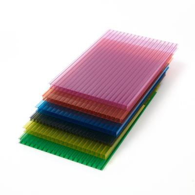 China 16mm 20mm Polycarbonate Hollow Sheet Greenhouse Pc Plastic Sheet for sale