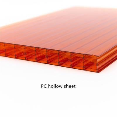 China Light Polycarbonate PC Hollow Sheet 5mm 14mm for sale