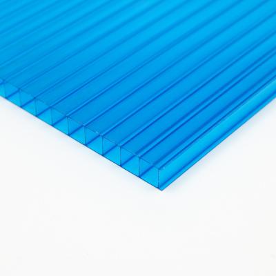 China 4mm 6mm 25mm Clear Polycarbonate Multiwall Roofing Sheet for sale